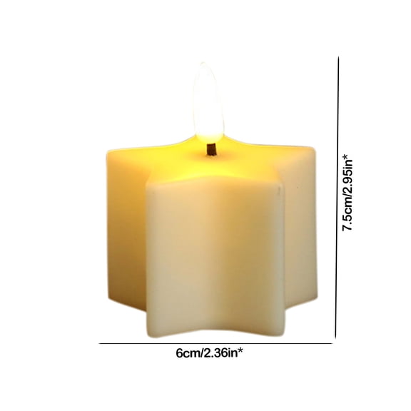 Momihoom Star-Shaped Aromatic Beeswax Candle for Home Ambiance and Relaxation