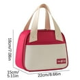thumbnail image 1 of Momihoom Stylish Insulated Lunch Bag with Handles, Reusable Tote for Work and School, 1 of 2