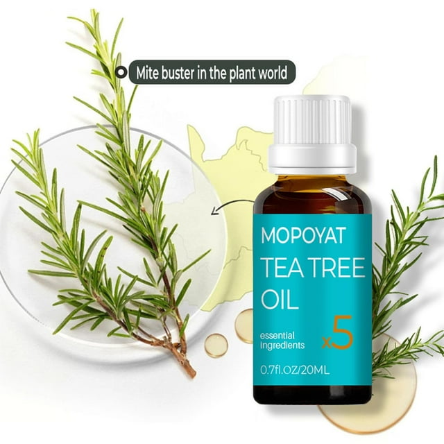 Momihoom Tea Tree Oil for Skin, Hair, Face & Toenails 100 Natural