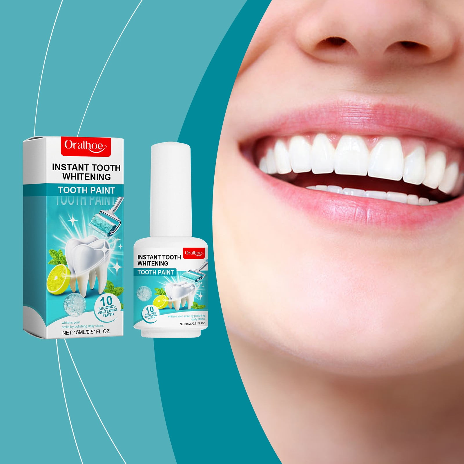 Momihoom Teeth Whitening paint Bleaching Remove Plaque Stains Yellow