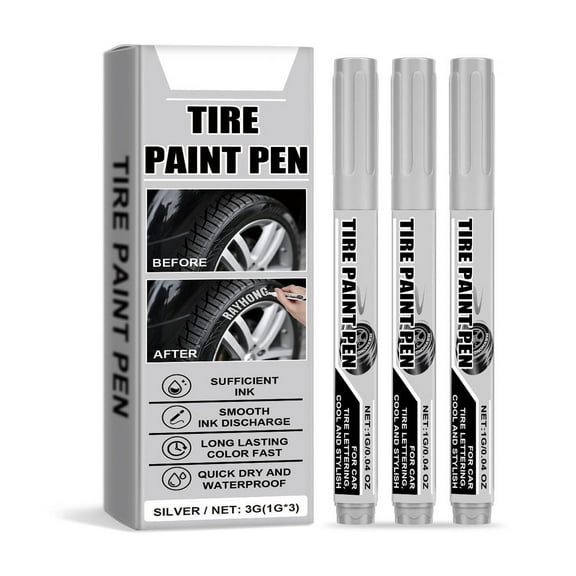 Momihoom Tire Paint Markers, Multi-Color Long-Lasting Touch Up Pens for Car Tire and Wheel Repair