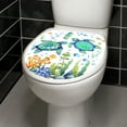 Momihoom Turtle Jellyfish Seaweed Wall Stickers Toilet Stickers
