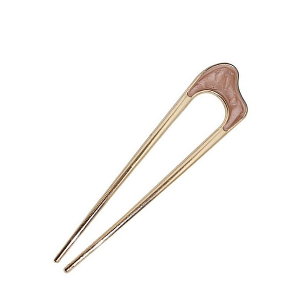 Momihoom U-Shaped Hair Pins Metal Vintage Hair Sticks French Hair Pin Hairstyle Chignon for Women