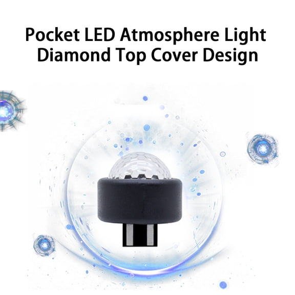 Momihoom USB-Powered Car Ambient LED Strip Lights, 3-Pack with 16 Multi-Color Options