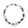 thumbnail image 1 of Momihoom Universal Cow Print Stretch Steering Wheel Cover, No Inner Ring Installation for Enhanced Grip, 1 of 6