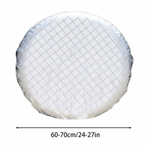 Momihoom Universal Reflective Tire Covers, 2-Pack Sun and Weather Protection for Motorhome, Trailer, and Boat