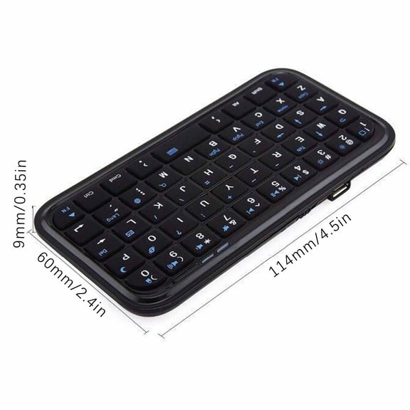 Momihoom Universal Wireless Bluetooth Pocket Keyboard, Mini Portable Keyboard for Mobile Phone, Tablet, and Computer