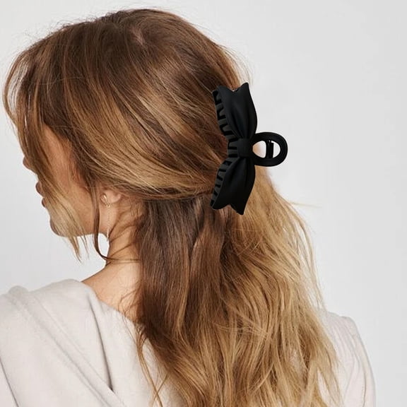 Momihoom Valentinese Day Bow Hair Clips Hair Claw Clips Velvet Ribbon Hair Bow Clips Cute Hair Barrettes Bowknot Hairpins Sweet Hair Accessory Holiday Flocking Bow Hair Decorations Hair Clamp