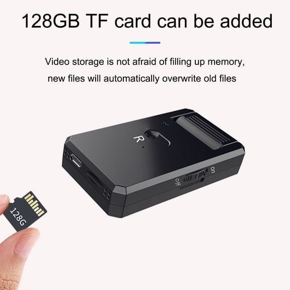 Momihoom WD6 WiFi Network Camera with 128GB Storage, 110° Wide Angle, Infrared Night Vision, and Mobile Alerts