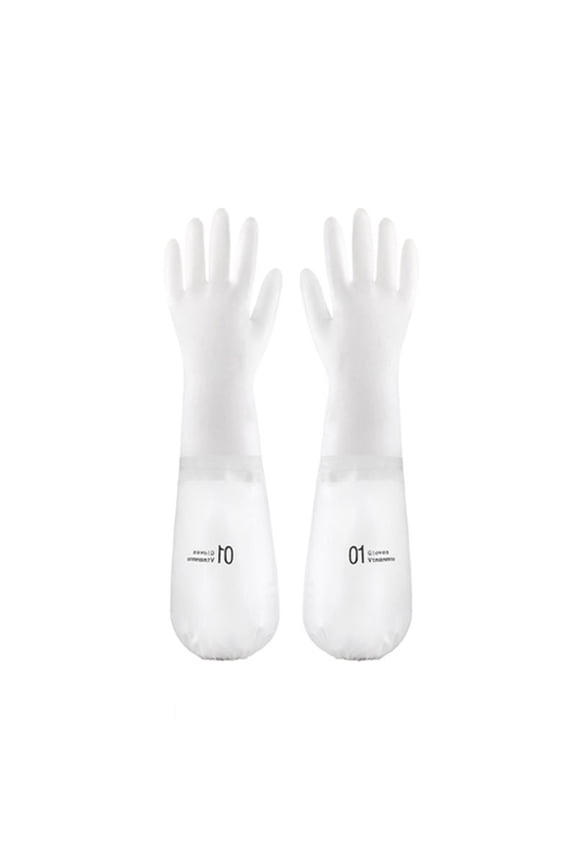 Momihoom Waterproof Rubber Gloves with Embossed Grip for Household Cleaning, Laundry, and Gardening