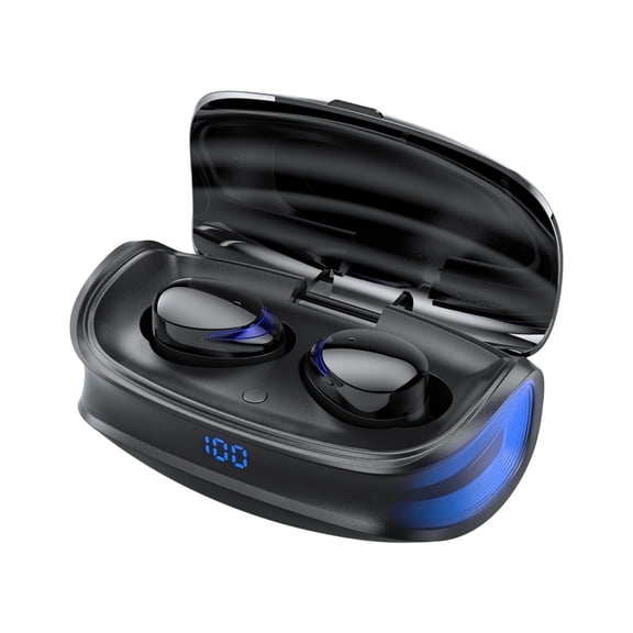 Momihoom Wireless Earbuds with LED Power Display, Bluetooth 5.0, Hi-Fi Sound, and IPX5 Sweatproof