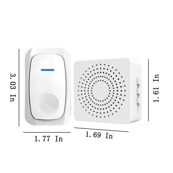 Momihoom Wireless Smart Doorbell with Multiple Ringtones and Long-Range Reception