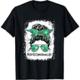 thumbnail image 1 of Momlife Messy Bun Scout For Girls Cookie Mom T-Shirt, 1 of 4