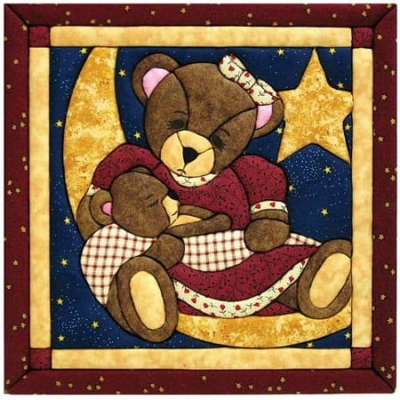 Momma & Baby Bear Quilt Magic Kit-12"X12"