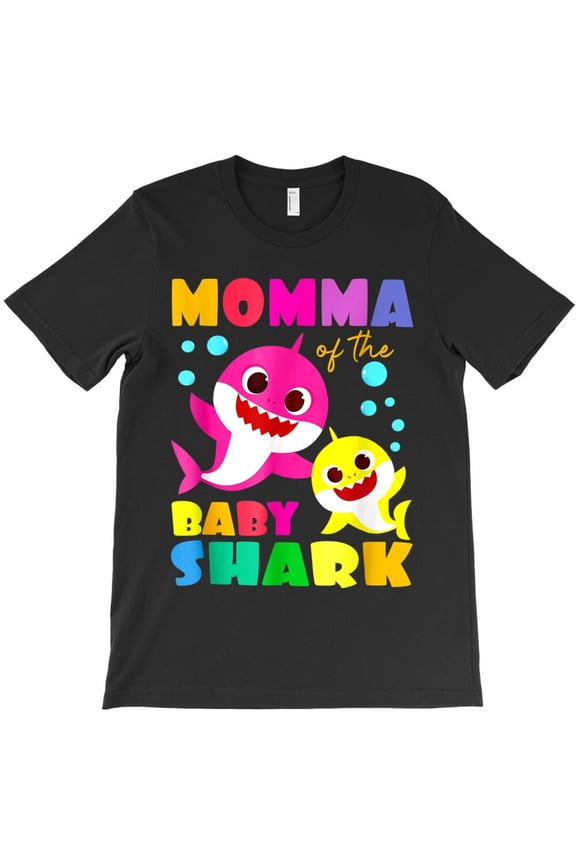 Momma Shark Birthday Funny Momma Shark Family Mother's Day Gifts H31004 T-Shirt, for Men and Women, Up to Size 5XL