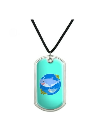 Momma shark necklace top