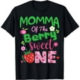 thumbnail image 1 of Momma The Sweet One Strawberry Mom Birthday Party T-Shirt, 1 of 4