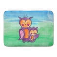 thumbnail image 1 of Momma and Baby Owl Watercolor Machine Washable Memory Foam Mat, 1 of 4