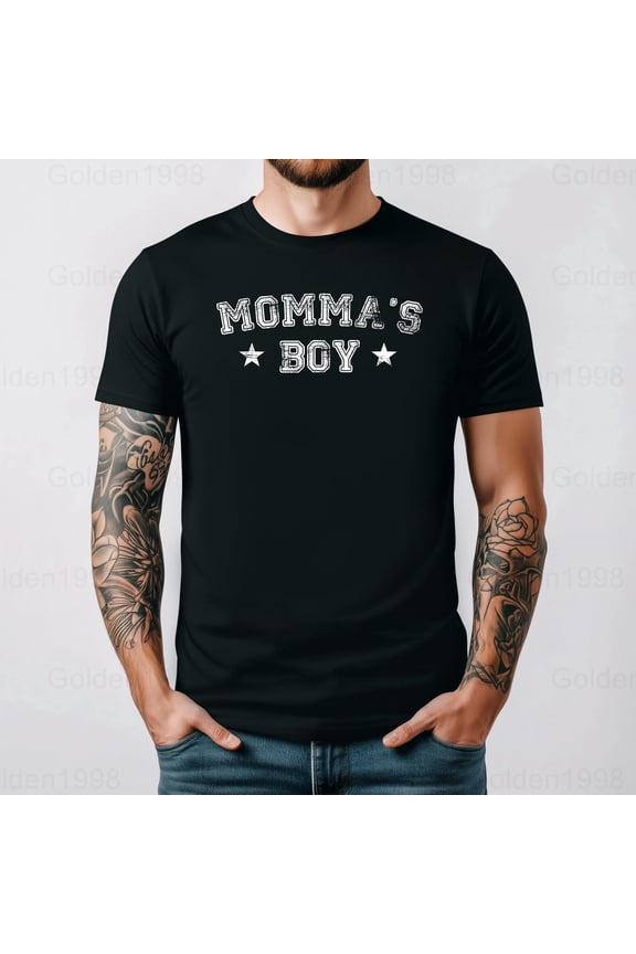 Mommas Boy Shirt Funny Humor Novelty Youth Fan Gift Graphic Tee,for men & women up to 5XL