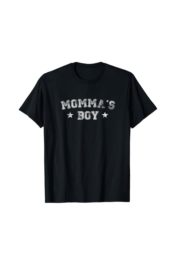 Mommas Boy T Shirt - Funny Humor Novelty Youth Mens Tee