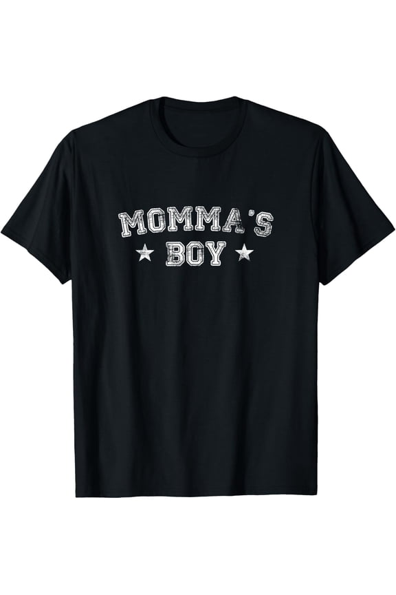 Mommas Boy T Shirt - Funny Humor Novelty Youth Mens Tee