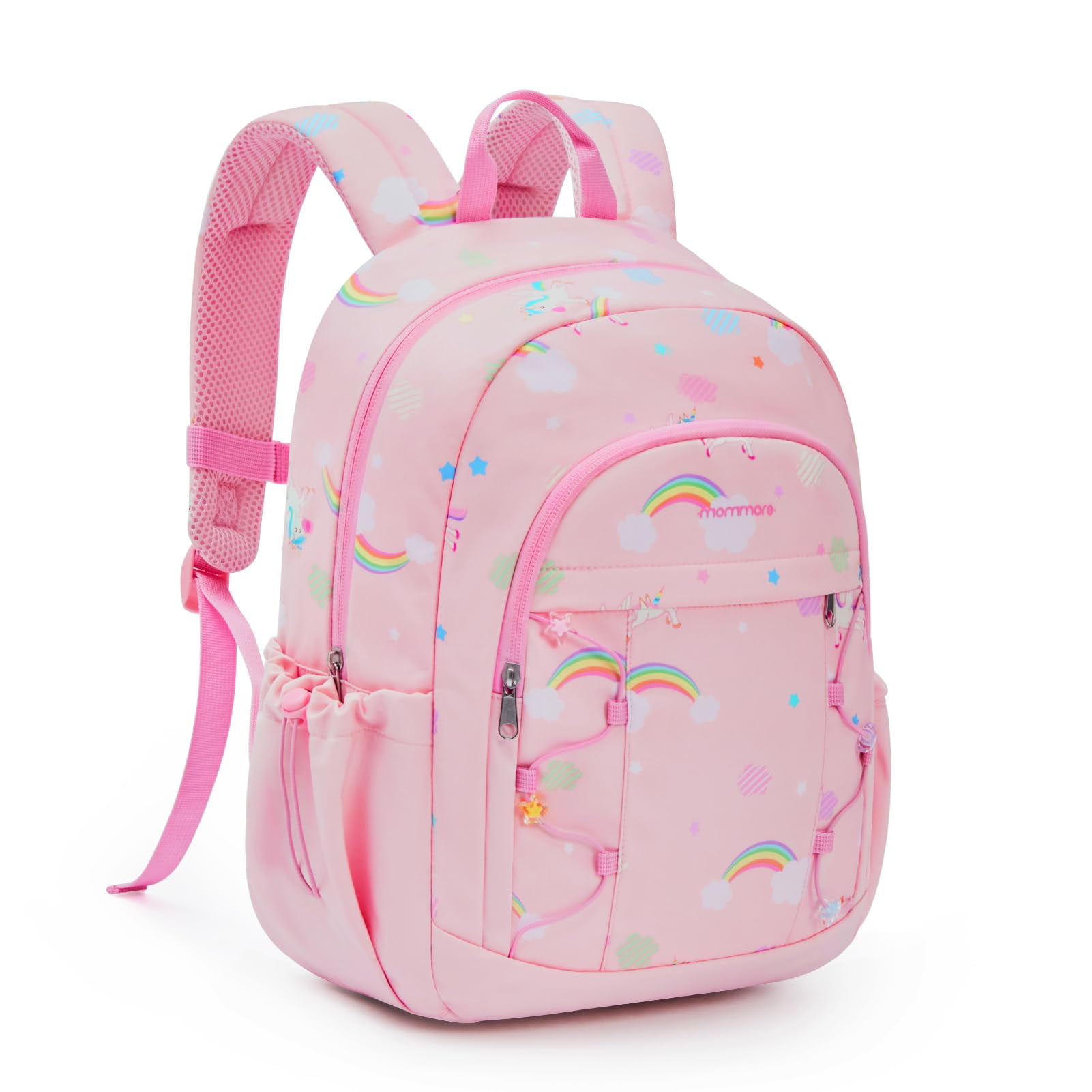 Mommore Kids Backpack for Kindergarten Water Resistant Preschool Backpack Unicorn Girls Bookbag Age 3-6, Pink