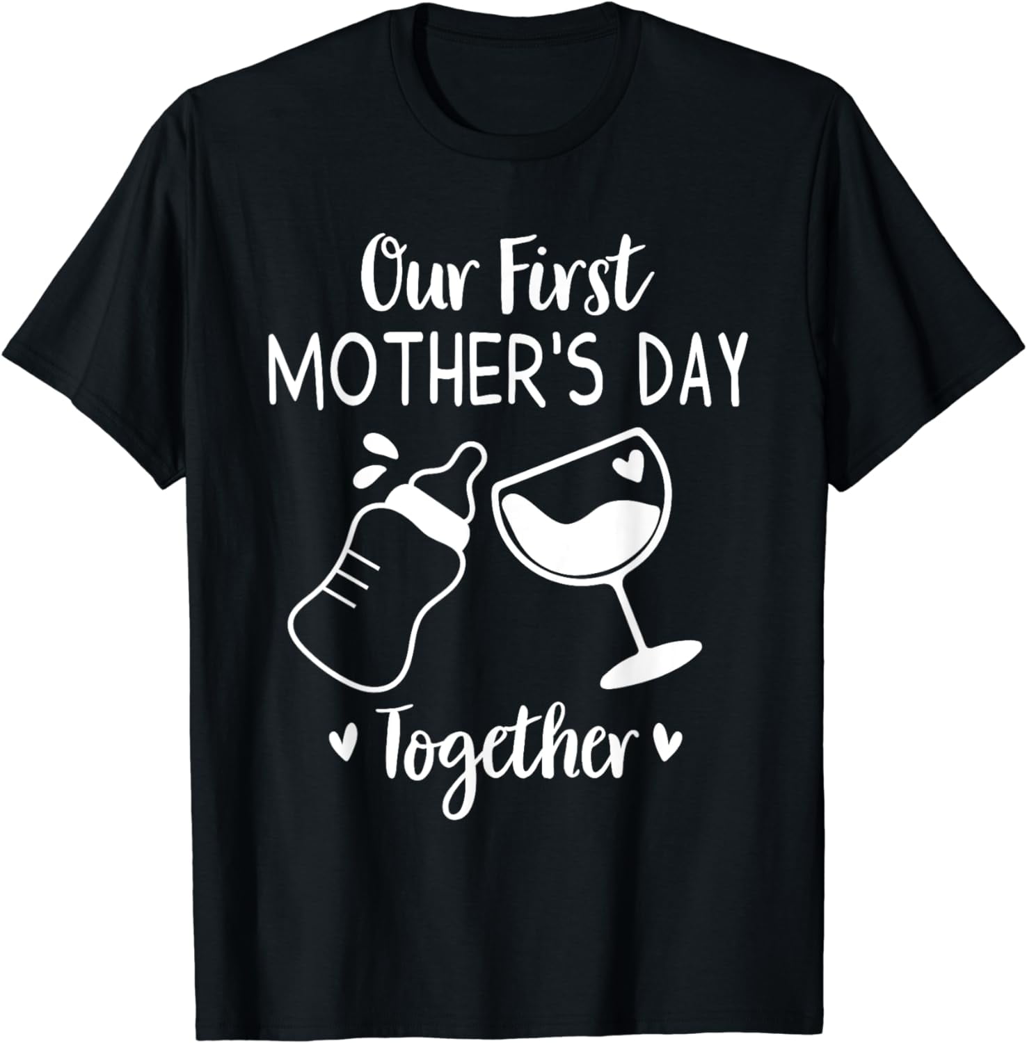 Mommy 2024 Heartbeat 1st Time Pregnancy Announcement Mom T Shirt mommy-2024-heartbeat-1st-time-pregnancy-announcement-mom-t-shirt