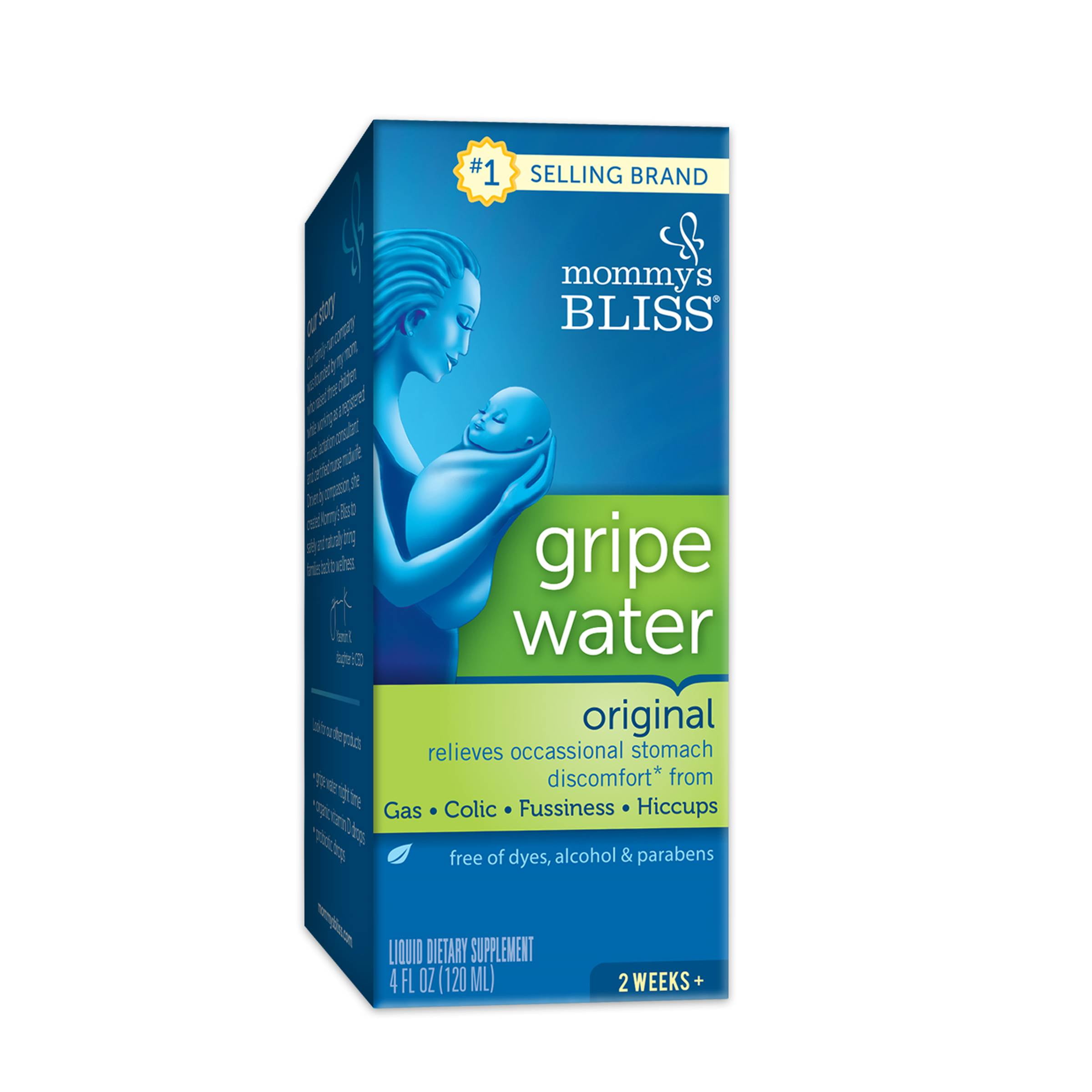 Mommy’s Bliss Organic Gripe Water - Infant Baby Gas Drops, Newborn