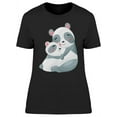 thumbnail image 1 of Mommy And Baby Panda T-Shirt Women -Image by Shutterstock, Female Small, 1 of 2