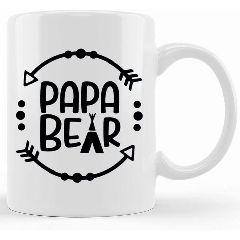 Papa Bear Coffee Mug, Great Gift for a New Father, Tea Cup
