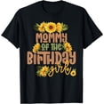 thumbnail image 1 of Mommy Birthday Girl Sunflower Birthday Party Theme Rustic T-Shirt, 1 of 2