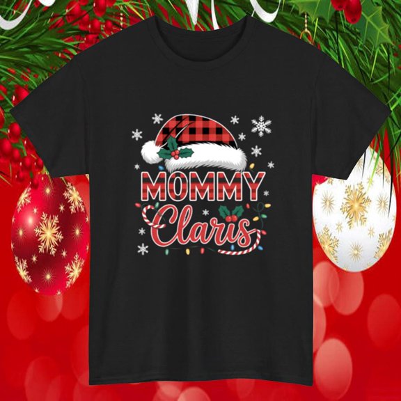 Mommy Claus Merry Christmas Family Matching Squad Unisex T-Shirt, up to size 5XL