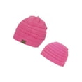thumbnail image 1 of Mommy/Daughter Soft Beanie Combo - Hot Pink, 1 of 3