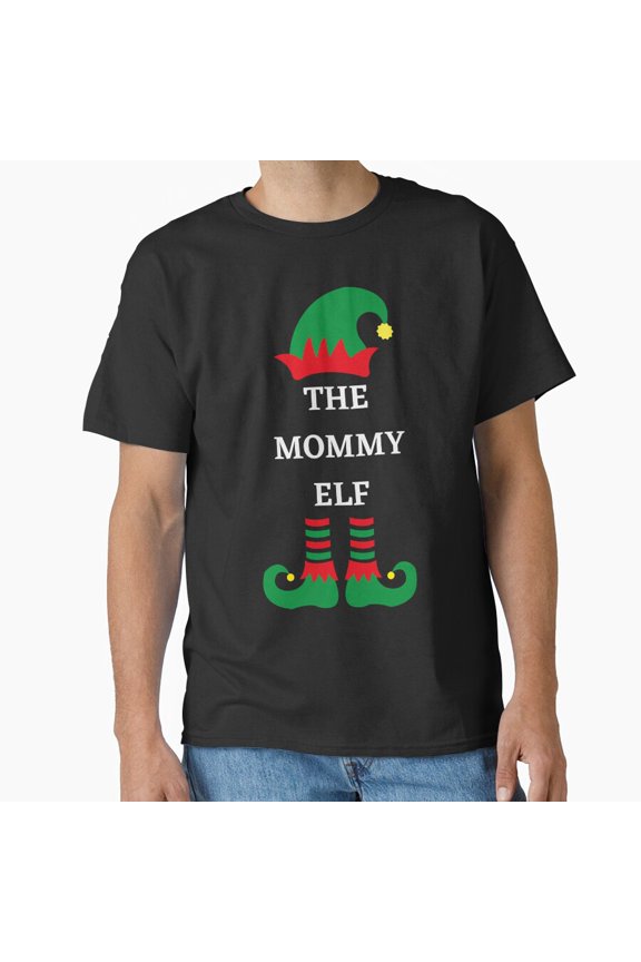 Mommy-Elf Funny Christmas Holiday - Viral Tee G9567 Unisex T-Shirt, Up to Size 5XL