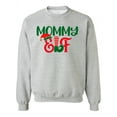 thumbnail image 1 of Mommy Elf Phrase Sweatshirt Women -Image by Shutterstock, Female x-Large, 1 of 4