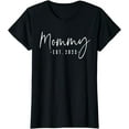 thumbnail image 1 of Mommy Est 2023 Mommy To Be Gifts New Mom Pregnancy T-Shirt, 1 of 3