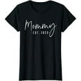 thumbnail image 1 of Mommy Est 2023 Mommy To Be Gifts New Mom Pregnancy T-Shirt, 1 of 7