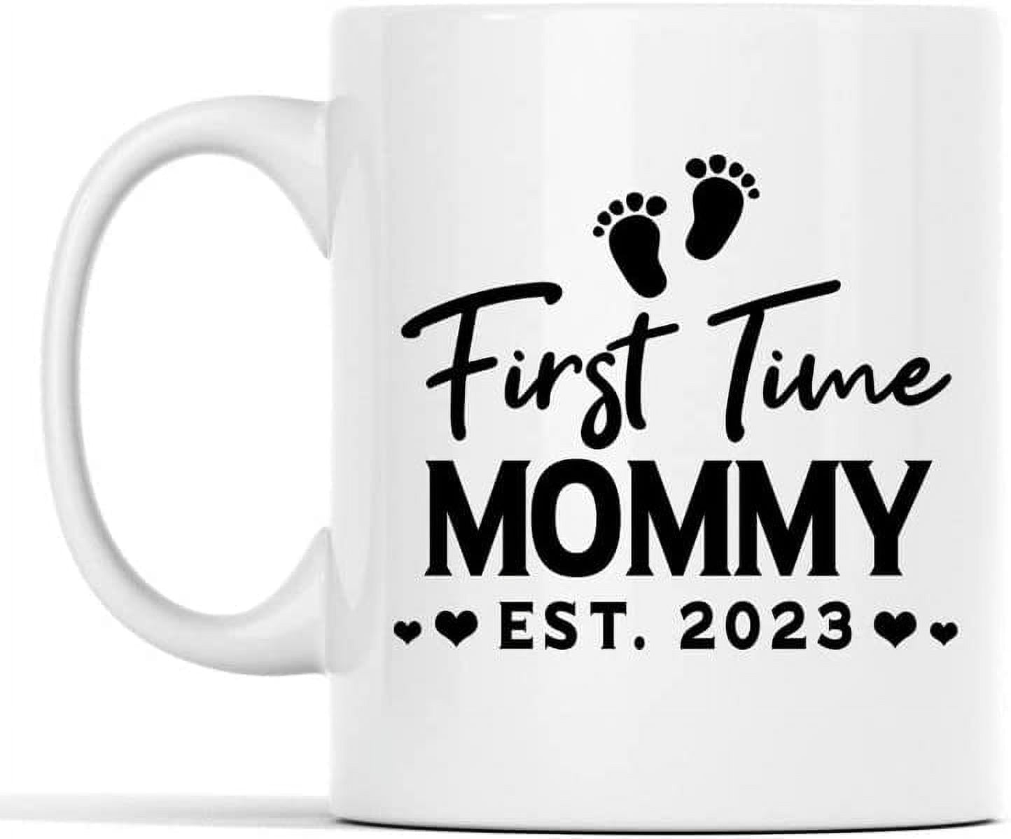 Mommy Est 2023 Mug, Mom Pregnancy Announcement, First Time Mommy, New Mom  Mug, Gift For New Mom, Promoted To Mommy Baby reveal, Pregnancy  Announcement Coffee Mug 