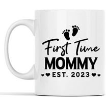 Mommy Est 2023 Mug, Mom Pregnancy Announcement, First Time Mommy, New Mom Mug, Gift For New Mom, Promoted To Mommy Baby reveal, Pregnancy Announcement Coffee Mug