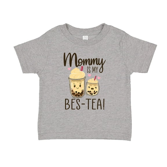 Mommy Is My Bes-Tea Toddler T-Shirt 2T Athletic Heather