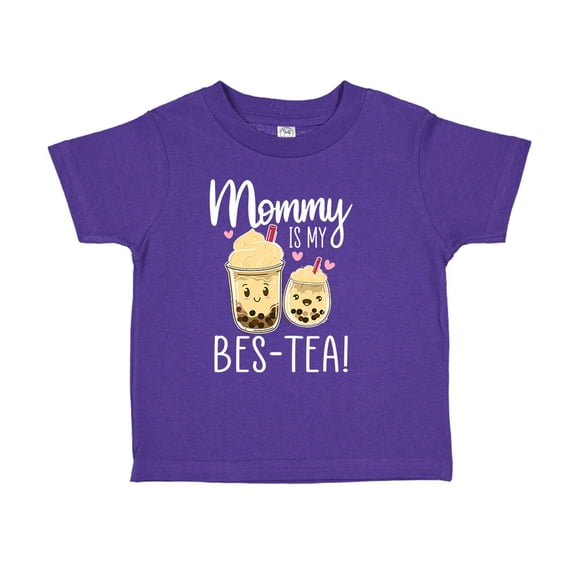Mommy Is My Bes-Tea Toddler T-Shirt 2T Purple
