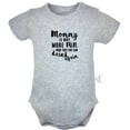 thumbnail image 1 of Mommy Is Way More Fun Now That She Can Drink Again Funny Rompers For Babies, Newborn Baby Unisex Bodysuits, Infant Jumpsuits, Toddler 0-24 Months Kids One-Piece Oufits (Gray, 0-6 Months), 1 of 4