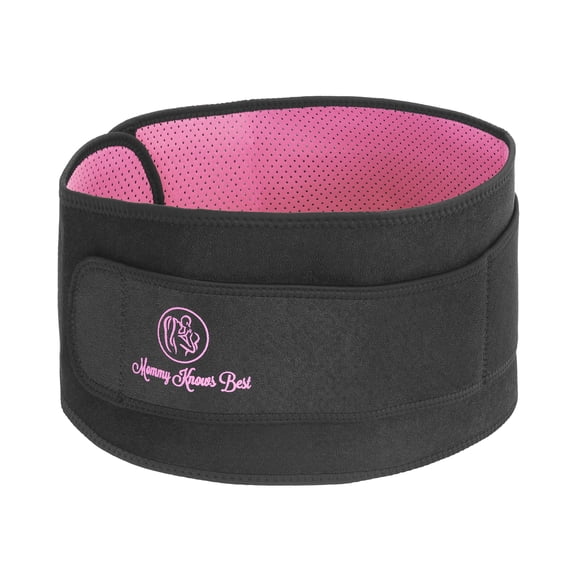 Mommy Knows Best Breathable Material Prenatal and Postpartum Support Brace, Black, M, 1 Count