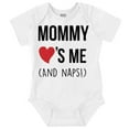 thumbnail image 1 of Mommy Love Me and Naps Mothers Day Romper Boys or Girls Infant Baby Brisco Brands 12M, 1 of 6