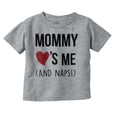 thumbnail image 1 of Mommy Love Me and Naps Mothers Day Toddler Boy Girl T Shirt Infant Toddler Brisco Brands 4T, 1 of 6