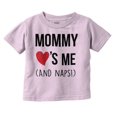 thumbnail image 1 of Mommy Love Me and Naps Mothers Day Toddler Boy Girl T Shirt Infant Toddler Brisco Brands 4T, 1 of 6