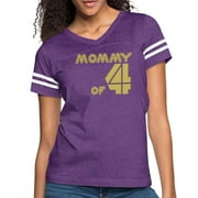 Mommy Of 4 T-Shirt And Accessories By Asj Women's Vintage Sport T-Shirt