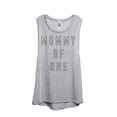 thumbnail image 1 of Mommy Of One Women's Fashion Sleeveless Muscle Tank Top Tee Sport Grey Large, 1 of 4