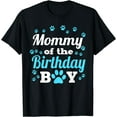 thumbnail image 1 of Mommy Of The Birthday Boy Dog Paw Bday Party Celebration T-Shirt, 1 of 4