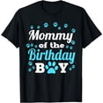 thumbnail image 1 of Mommy Of The Birthday Boy Dog Paw Bday Party Celebration T-Shirt, 1 of 4